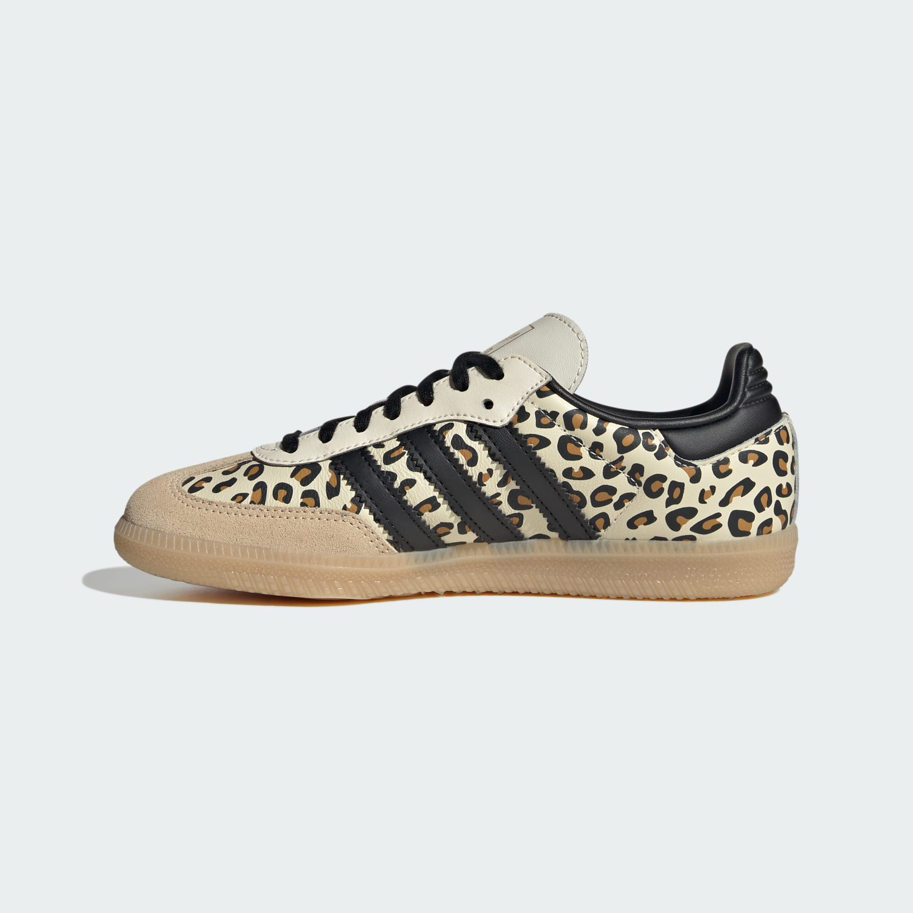 Samba OG Cheetah Print Shoes - Cream White / Sand Strata / Gum - view 6