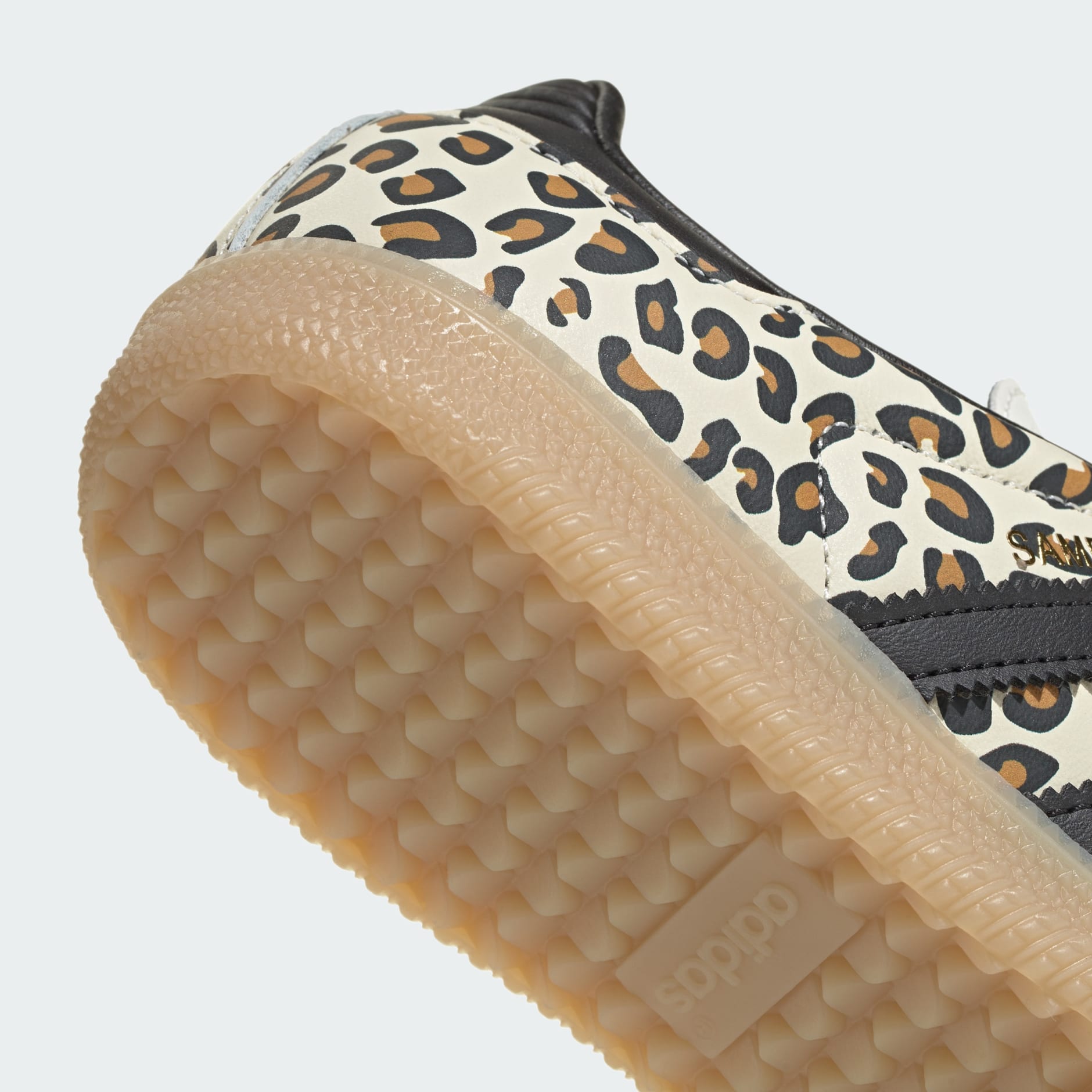 Samba OG Cheetah Print Shoes - Cream White / Sand Strata / Gum - view 8