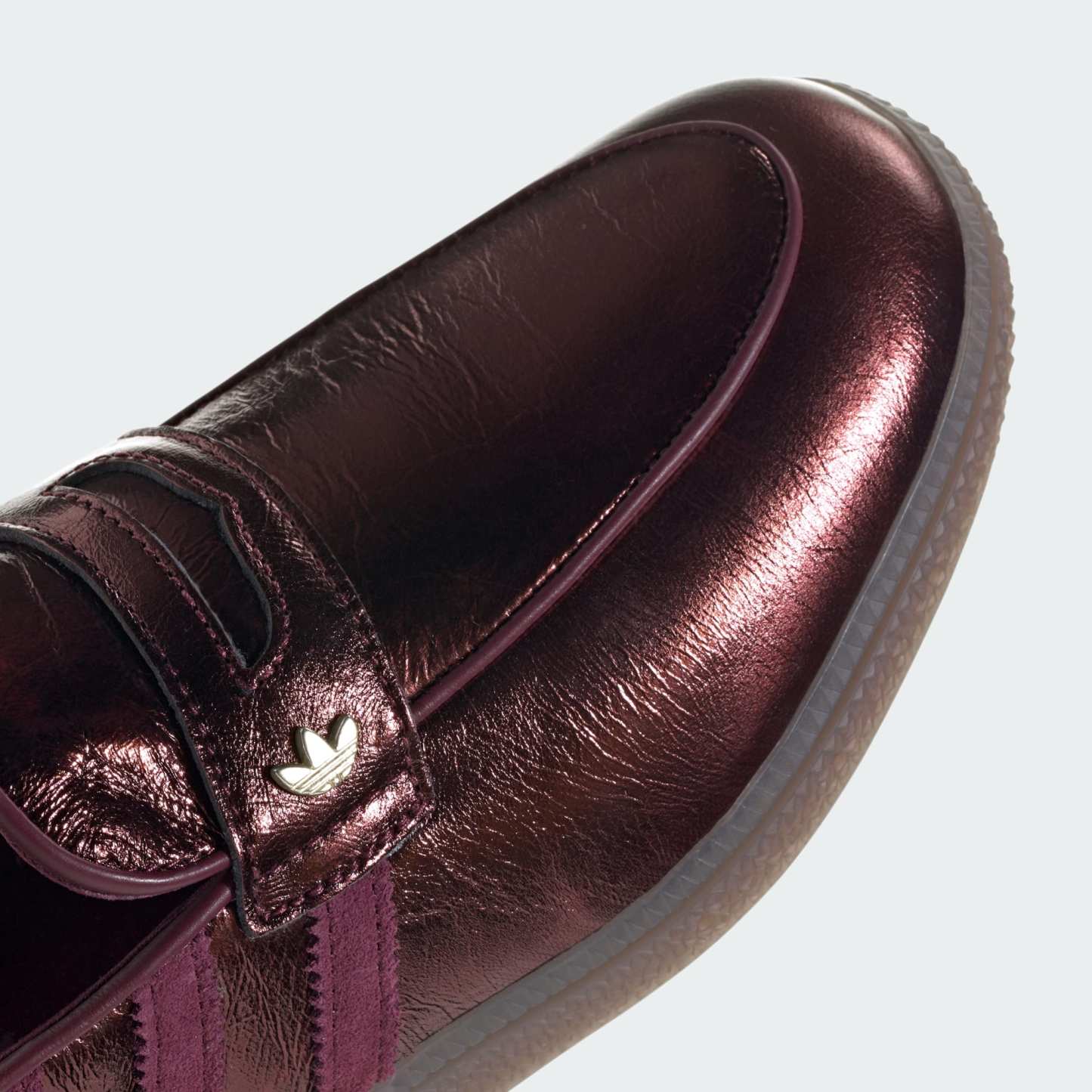 HANDBALL SPEZIAL LOAFER SHOES – Maroon / Maroon / Gold Metallic