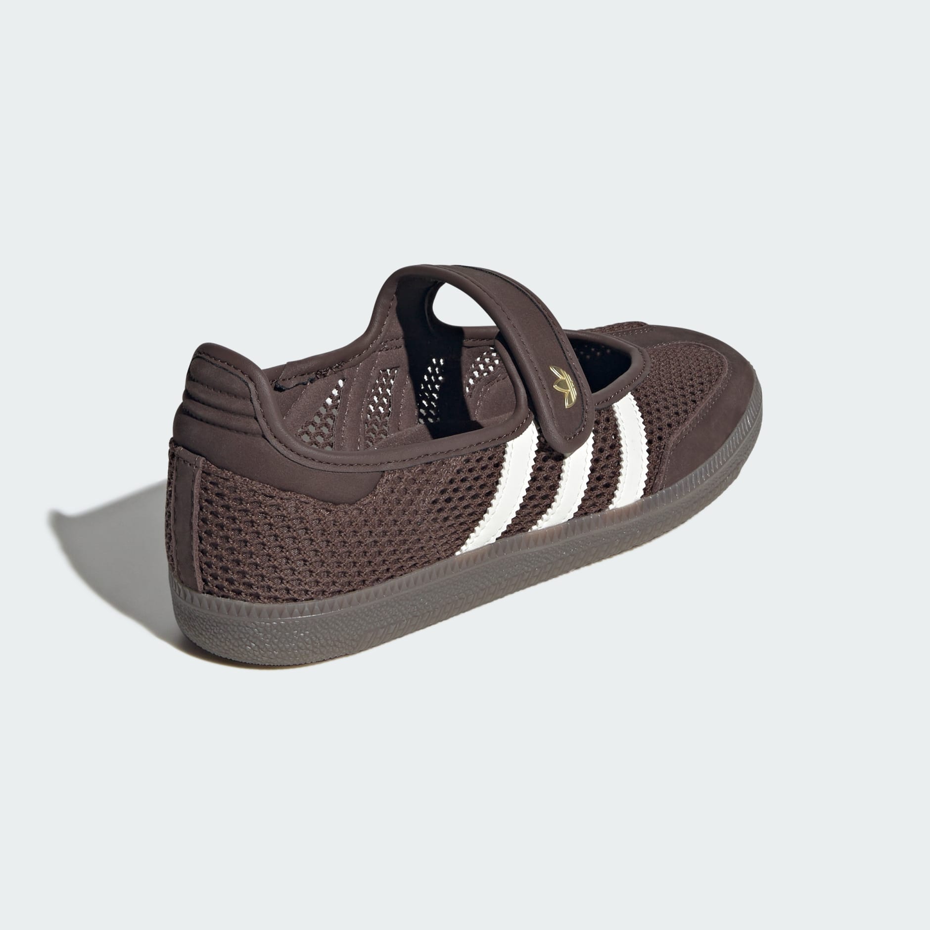 SAMBA JANE SHOES - Brown / Off White / Gold Metallic - view 5