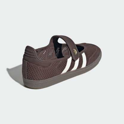 SAMBA JANE SHOES - Brown / Off White / Gold Metallic - view 5