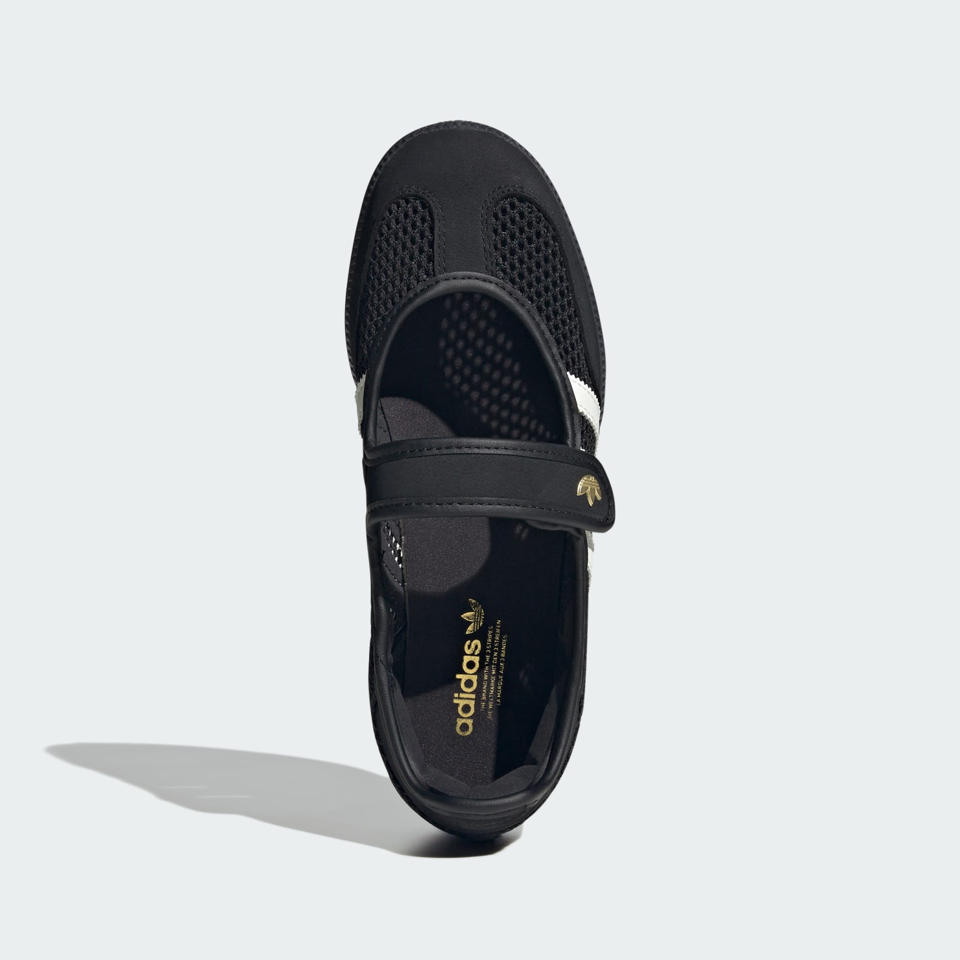 SAMBA JANE SHOES - Core Black / Off White / Gold Metallic - view 2