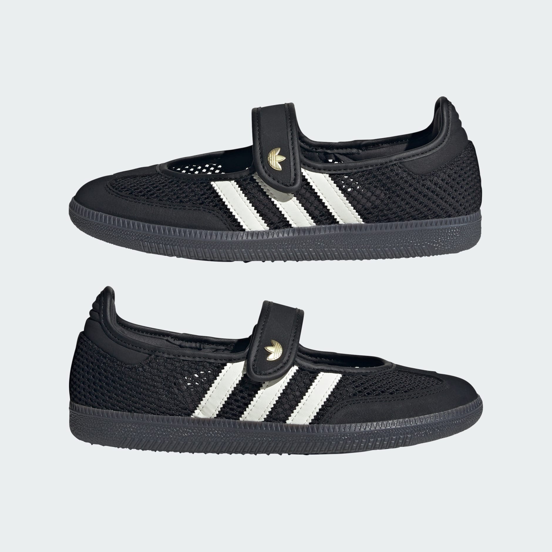 SAMBA JANE SHOES - Core Black / Off White / Gold Metallic - view 7