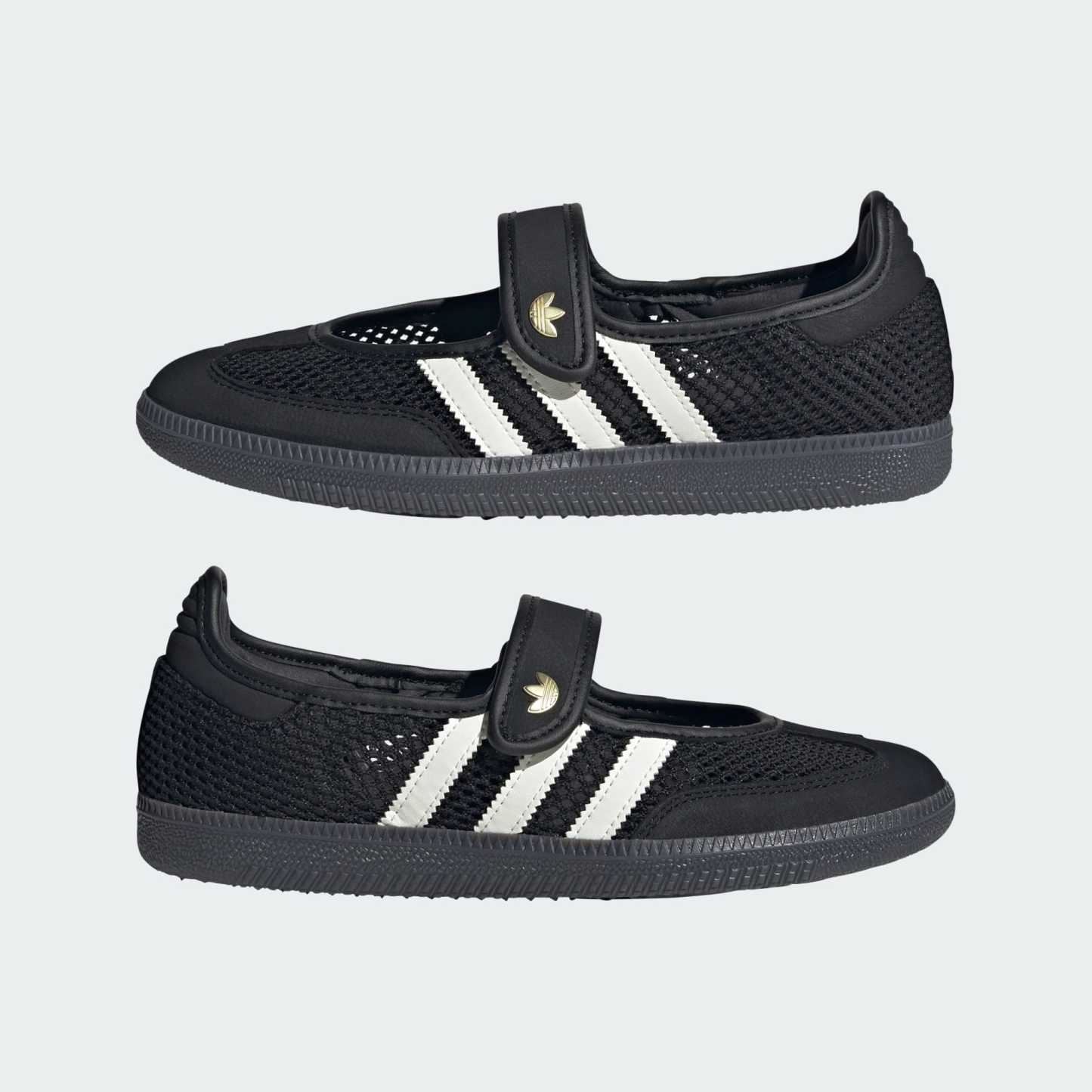 SAMBA JANE SHOES - Core Black / Off White / Gold Metallic - view 7