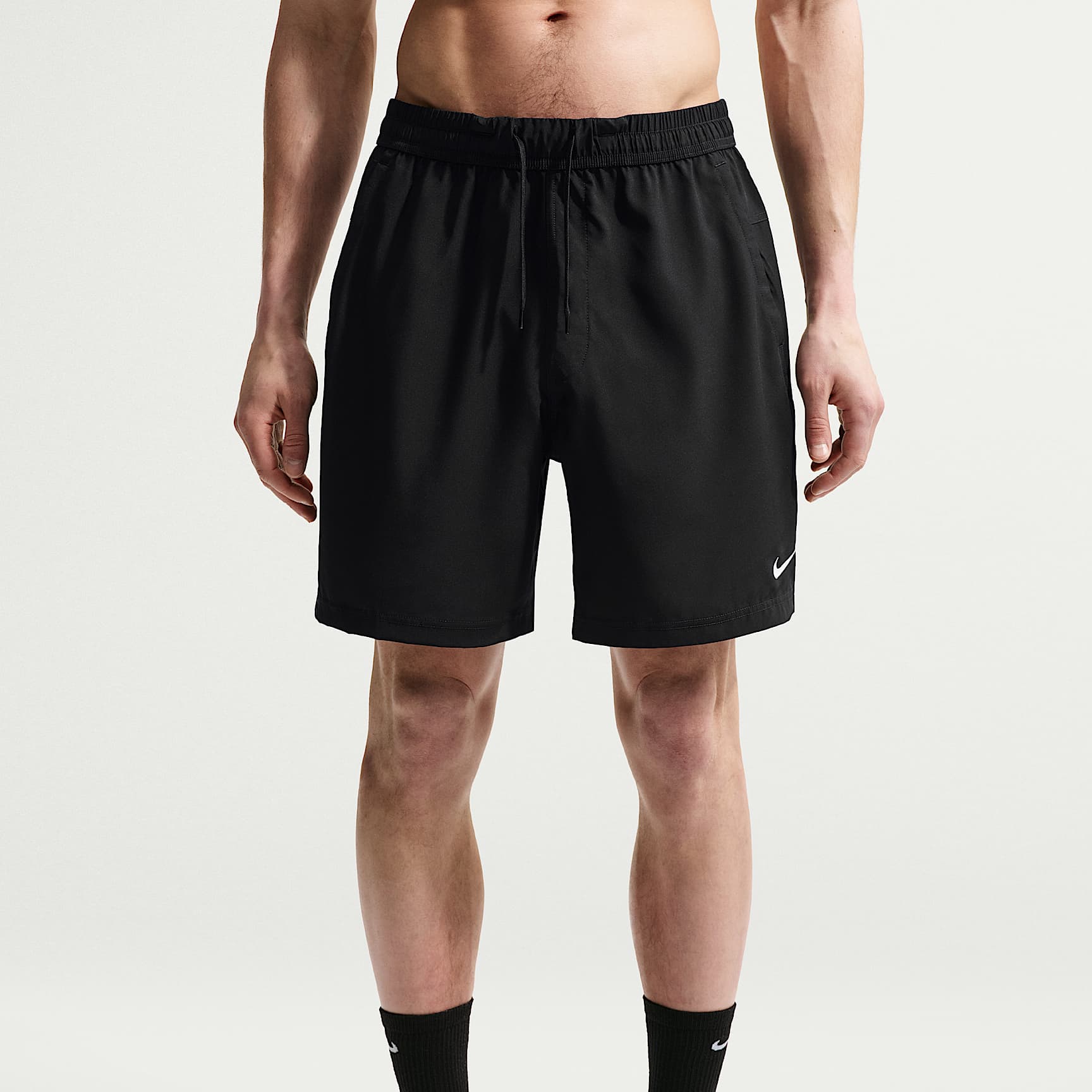 Nike Form Men's Dri-FIT 18cm (approx.) Unlined Versatile Shorts – Black/White