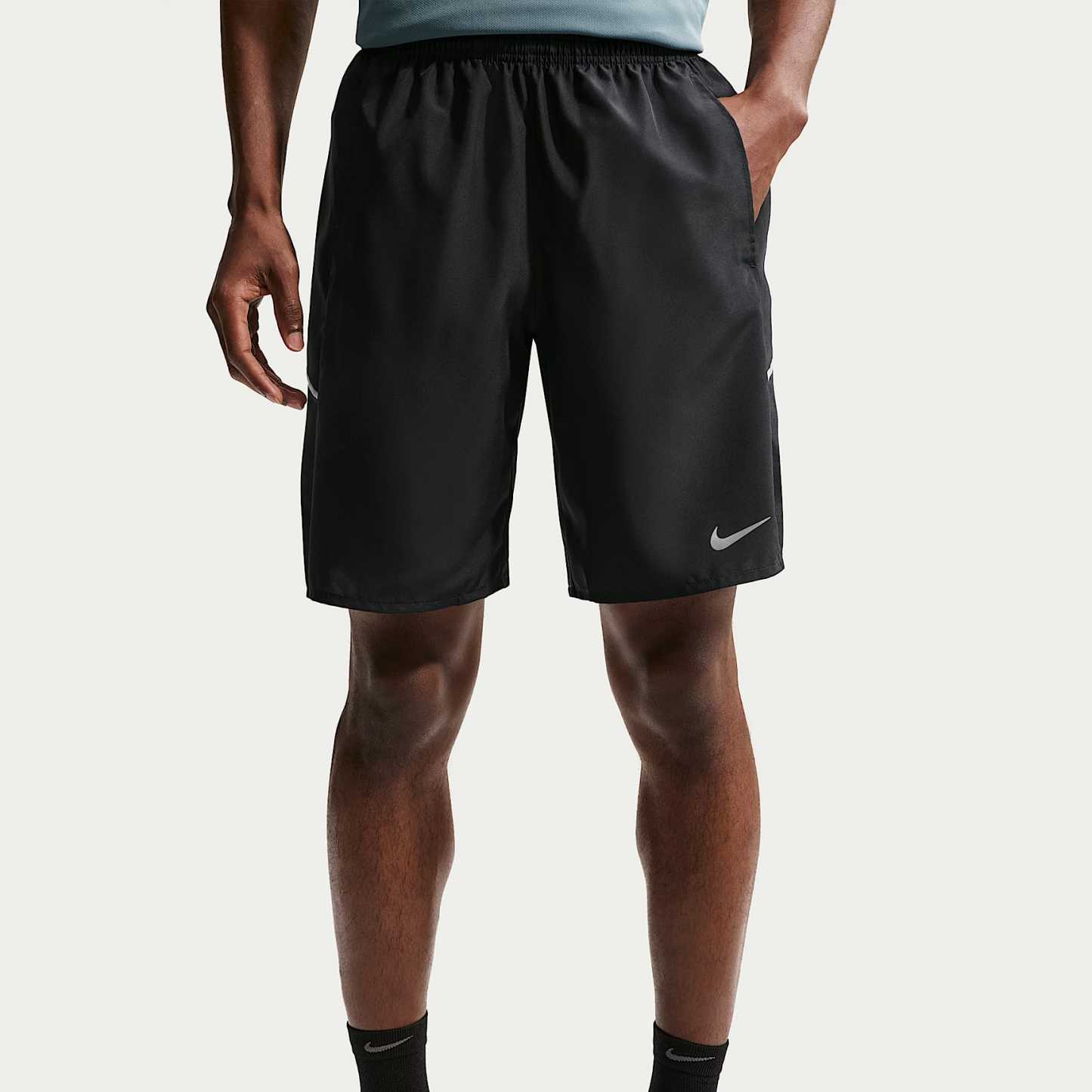 Nike Miler Men's Dri-FIT 23cm (approx.) Unlined Running Shorts – Black/Black