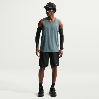 Nike Miler Men's Dri-FIT 23cm (approx.) Unlined Running Shorts – Black/Black