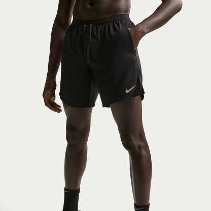 Nike Stride Men's Dri-FIT 18cm (approx.) 2-in-1 Running Shorts – Black