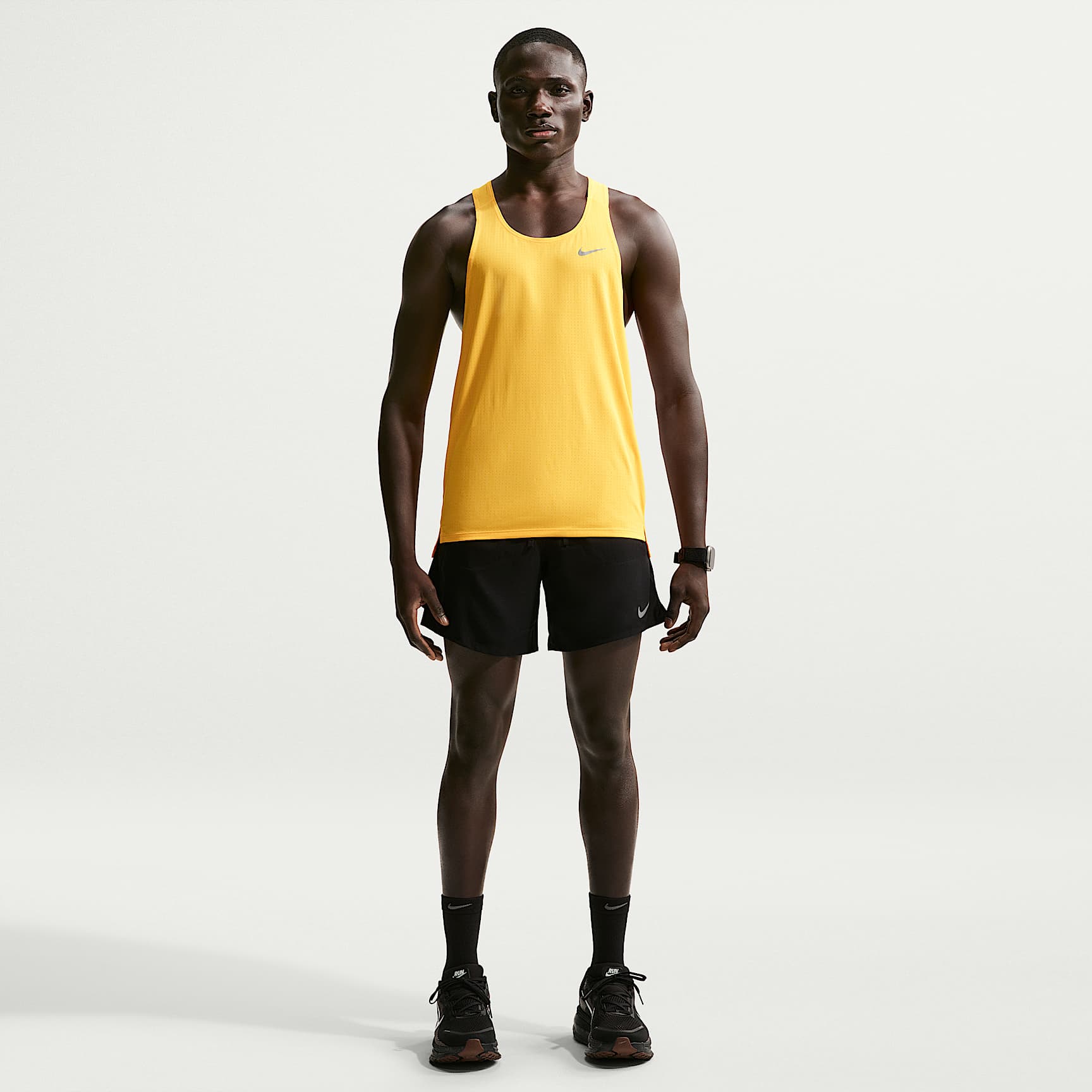 Nike Stride Men's Dri-FIT 18cm (approx.) 2-in-1 Running Shorts – Black