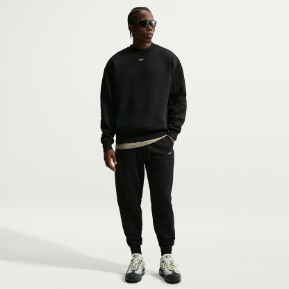 Nike Solo Fleece Men's Joggers – Total Black/Sail