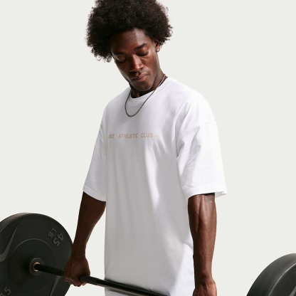 Nike N.A.C. Men's Oversized T-Shirt – White/Cream II