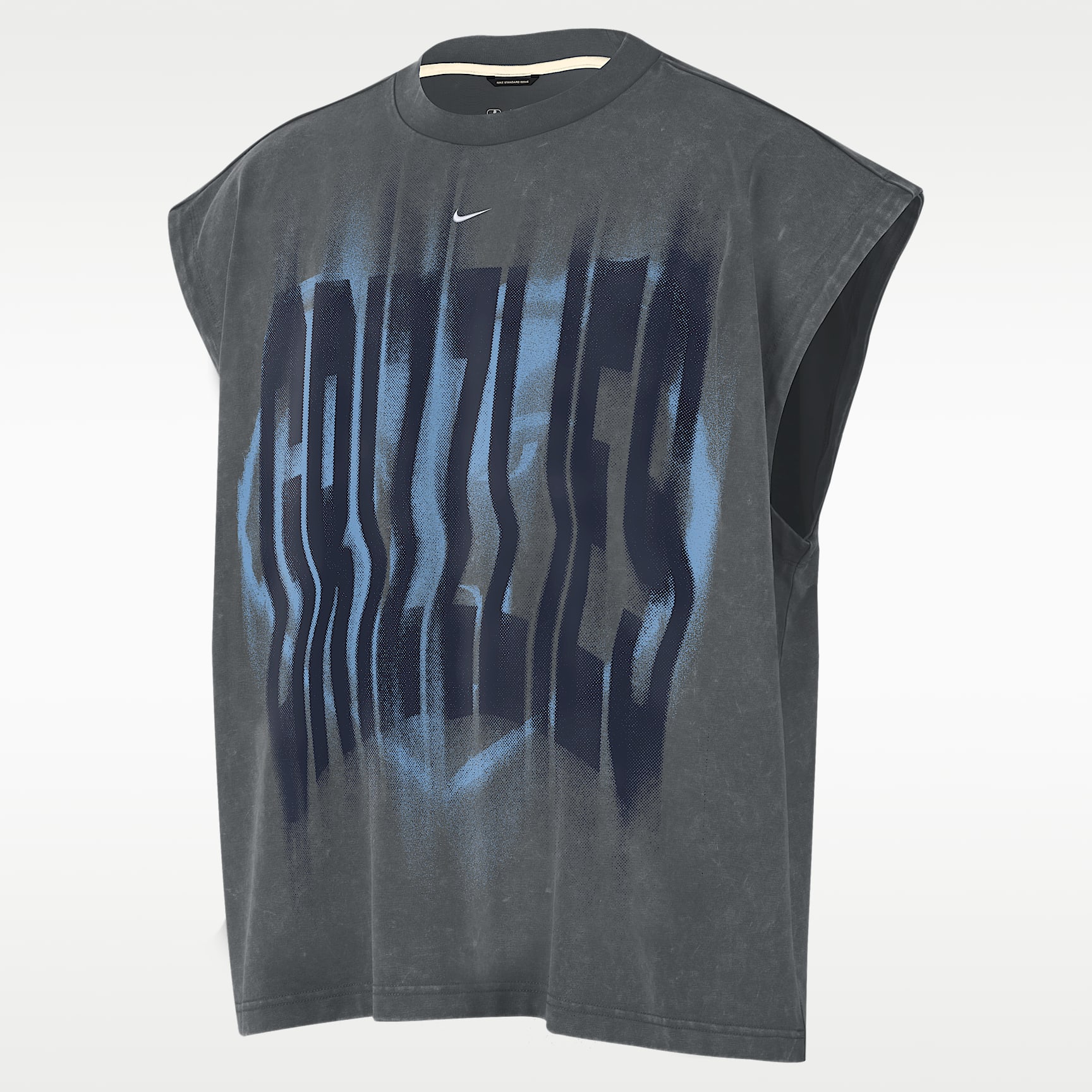 Memphis Grizzlies Standard Issue Men's Nike Sleeveless Basketball Top – Iron Grey/White