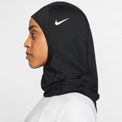 Nike Pro Hijab 2.0 – Black/White