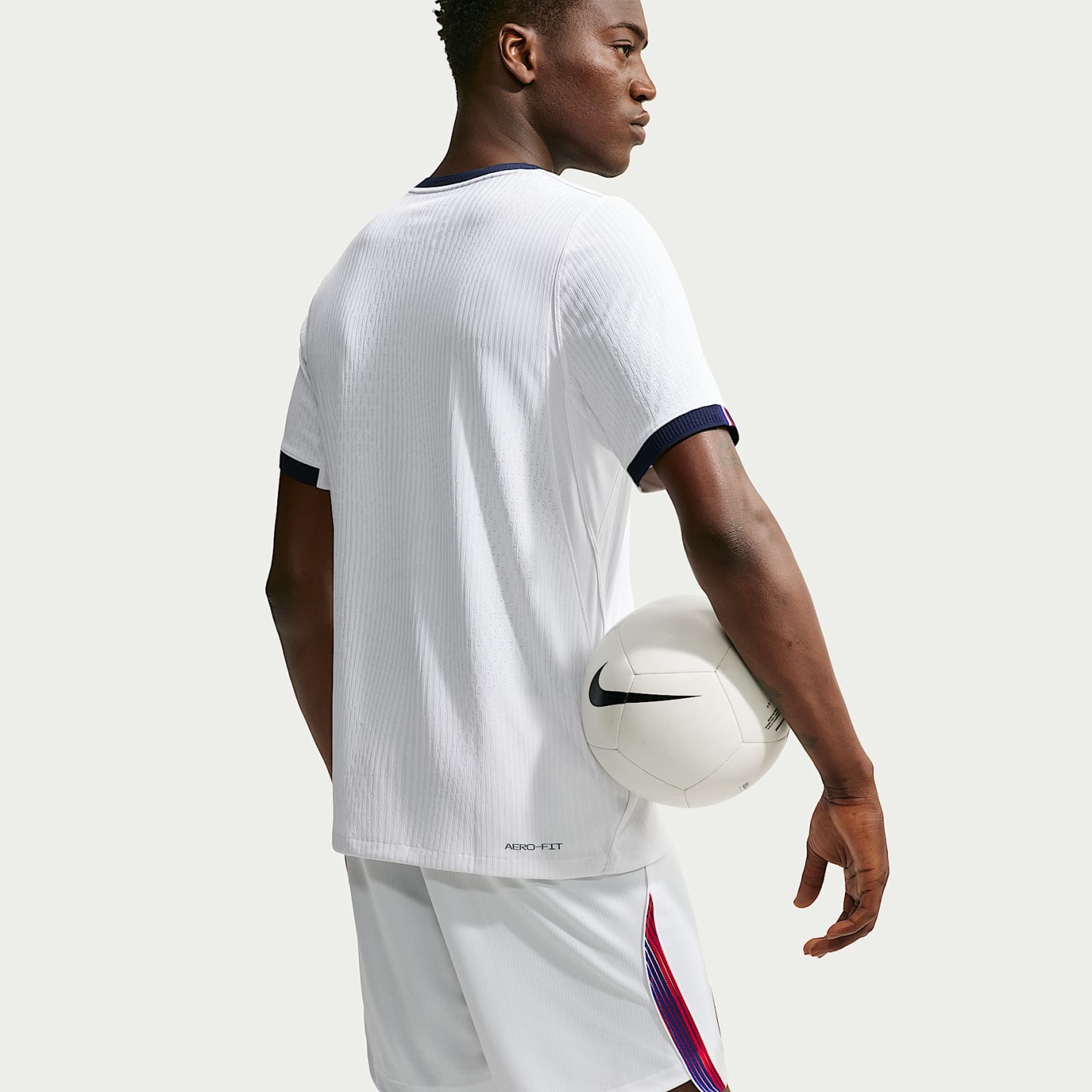 Paris Saint-Germain 2026/27 Match Away Men's Nike Aero-FIT Football Authentic Shirt – White/College Navy/Global Red/College Navy