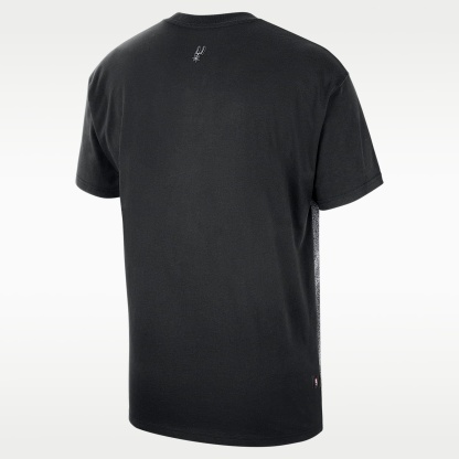 San Antonio Spurs Men's Basketball T-Shirt – Black