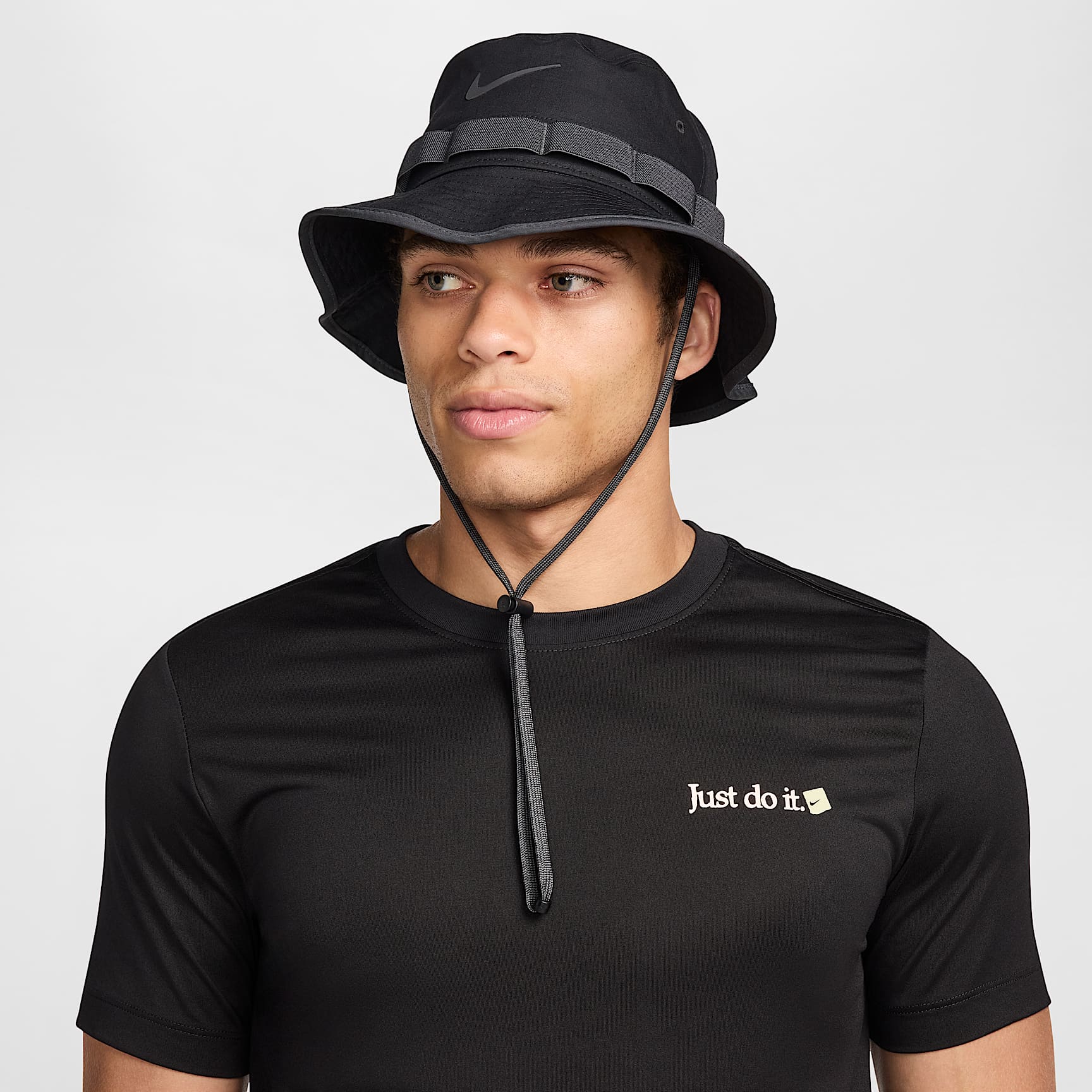 Nike Apex Dri-FIT Bucket Hat – Black/Anthracite/Anthracite/Anthracite