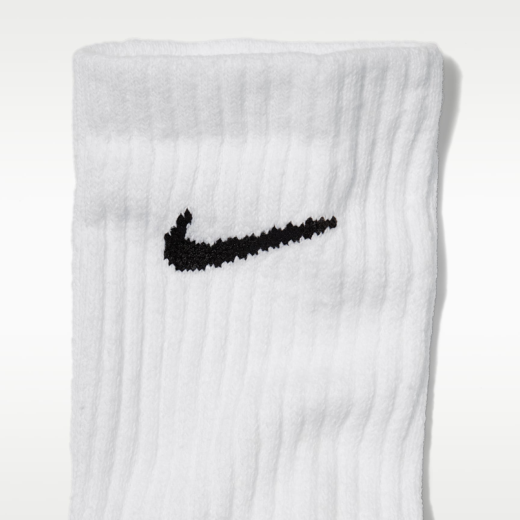Nike Everyday Cushioned Training Crew Socks (6 Pairs) – White/Black