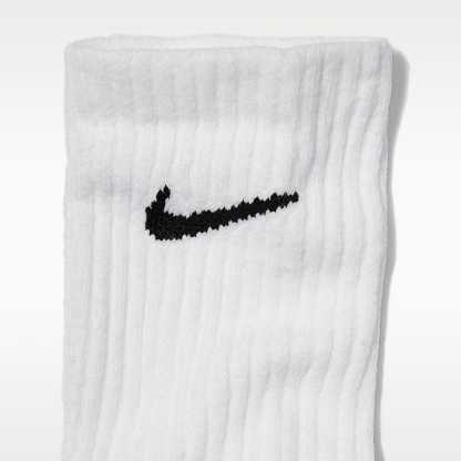 Nike Everyday Cushioned Training Crew Socks (6 Pairs) – White/Black