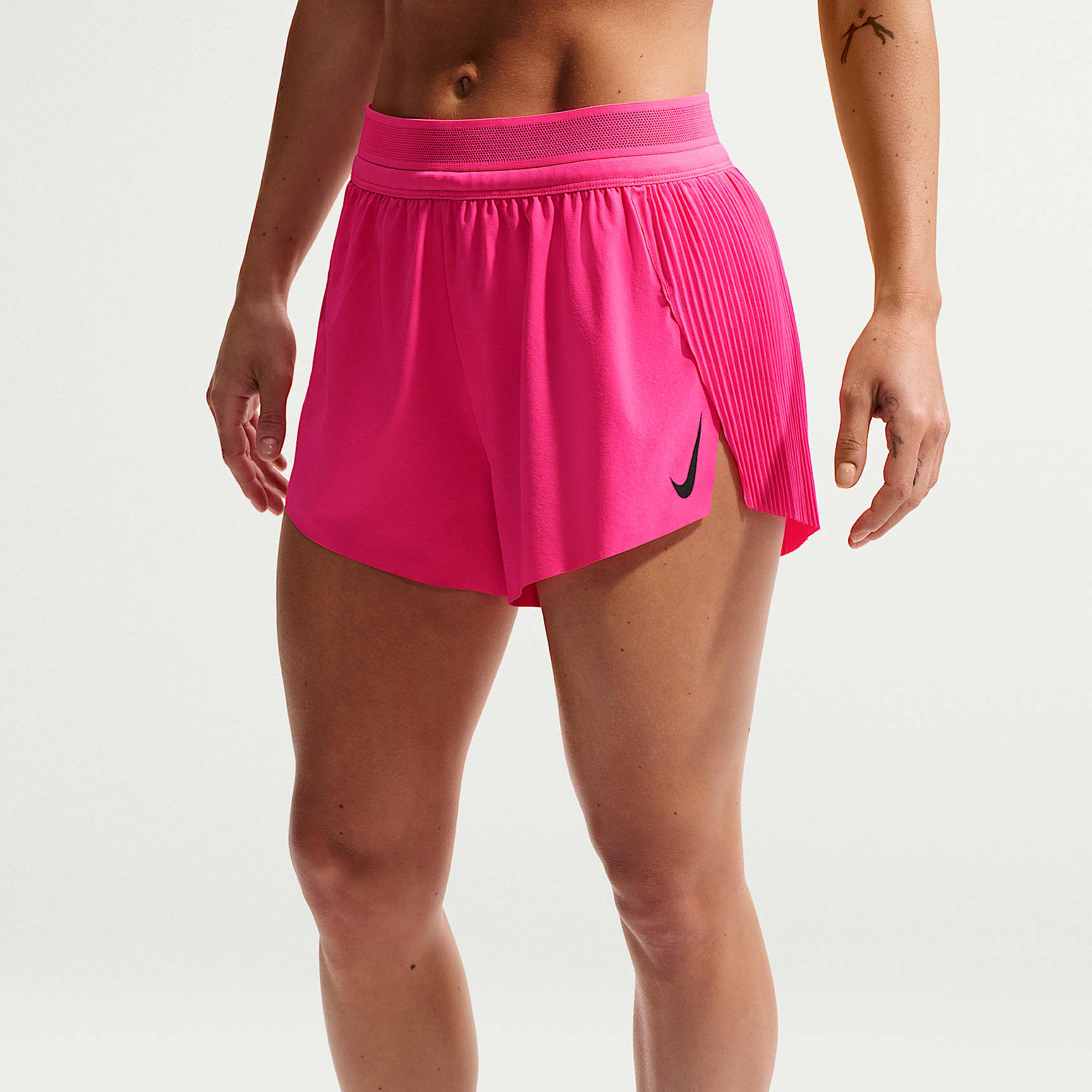 Nike AeroSwift Women's Dri-FIT ADV Mid-Rise 7.5cm (approx.) Brief-Lined Running Shorts – Hyper Pink/Black