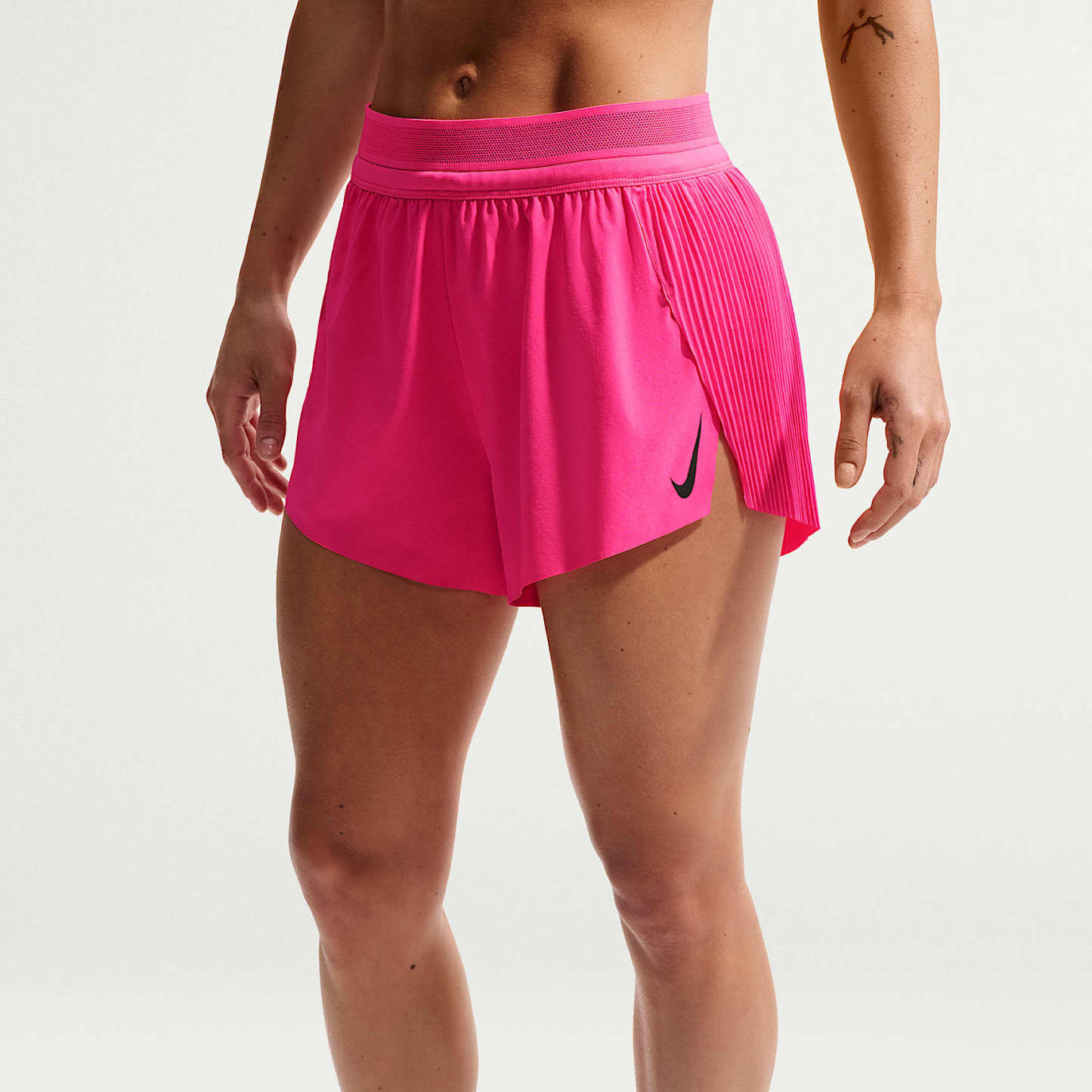 Nike AeroSwift Women's Dri-FIT ADV Mid-Rise 7.5cm (approx.) Brief-Lined Running Shorts – Hyper Pink/Black