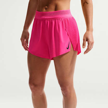 Nike AeroSwift Women's Dri-FIT ADV Mid-Rise 7.5cm (approx.) Brief-Lined Running Shorts – Hyper Pink/Black