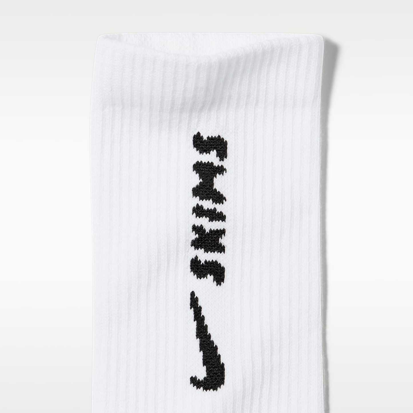 NikeSKIMS Dri-FIT Women's Dri-FIT Crew Socks (3 Pairs) – Multi-Colour/NSKM Snow/NSKM Obsidian