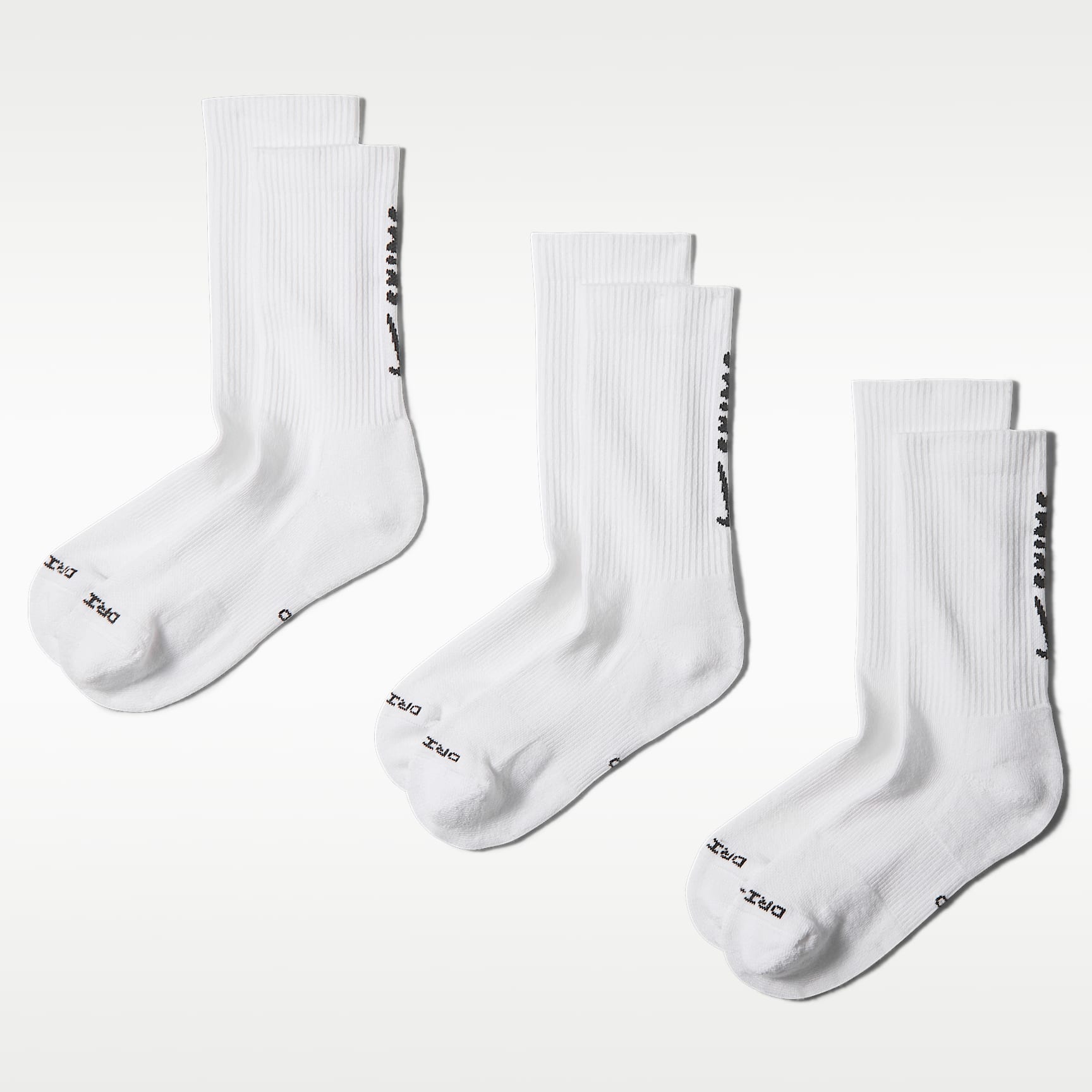 NikeSKIMS Dri-FIT Women's Dri-FIT Crew Socks (3 Pairs) – Multi-Colour/NSKM Snow/NSKM Obsidian
