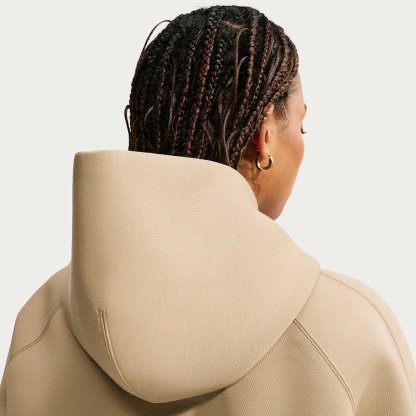 Nike Article Fleece Women's Oversized Hoodie – Parachute Beige/Parachute Beige