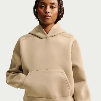 Nike Article Fleece Women's Oversized Hoodie – Parachute Beige/Parachute Beige