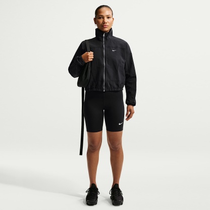 Nike Sportswear Classic Women's High-Waisted 20.5cm (approx.) Biker Shorts – Black/Sail