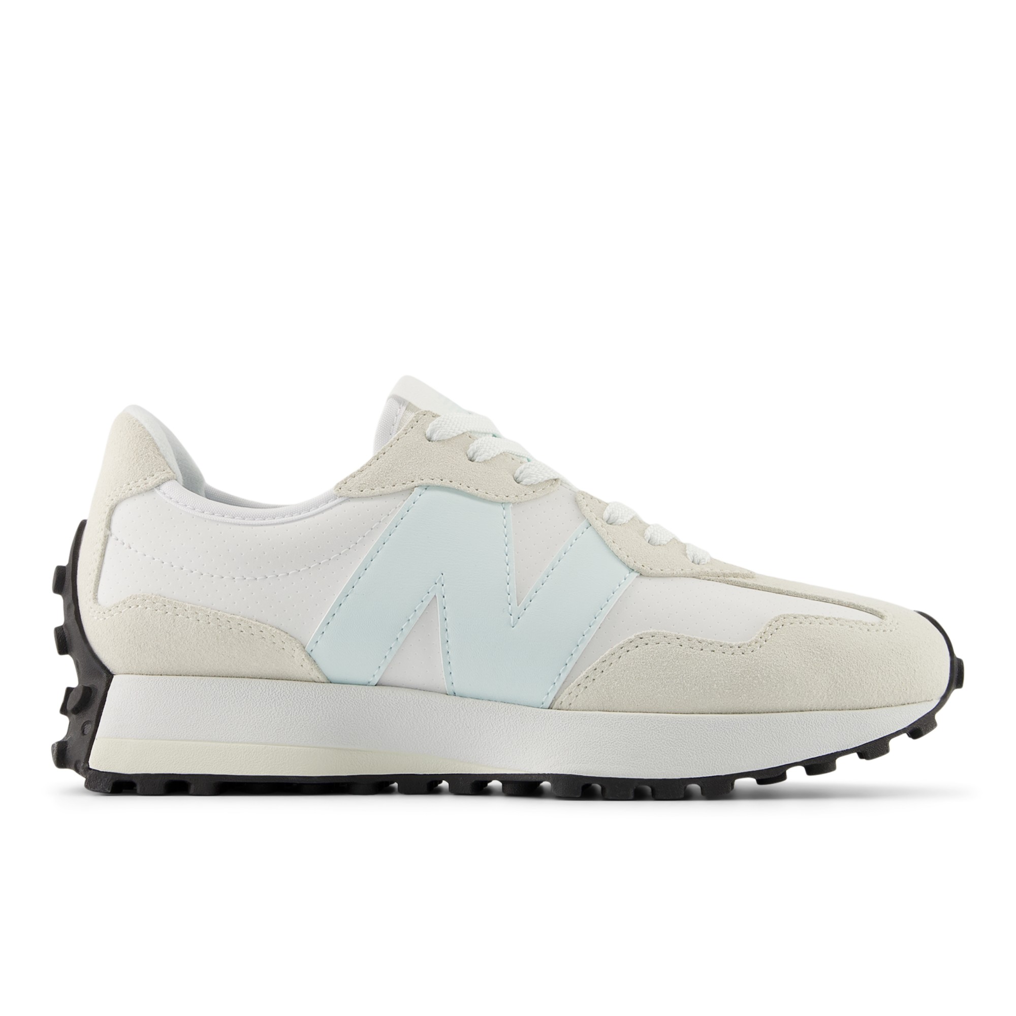 327 – WHITE with GLINT BLUE