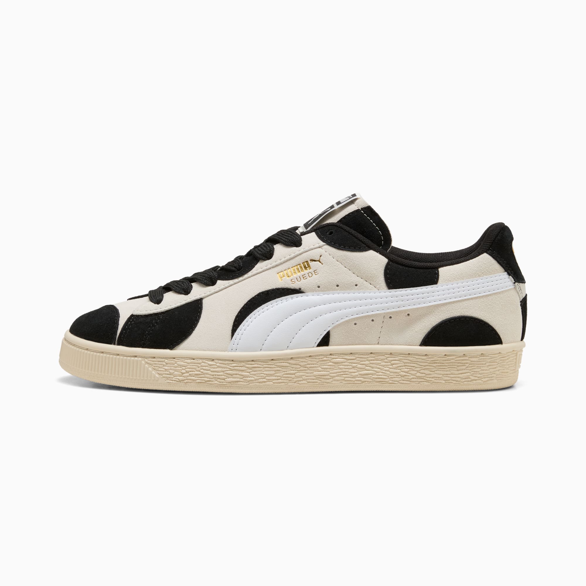Suede Printed Sneakers Unisex – Alpine Snow-PUMA Black