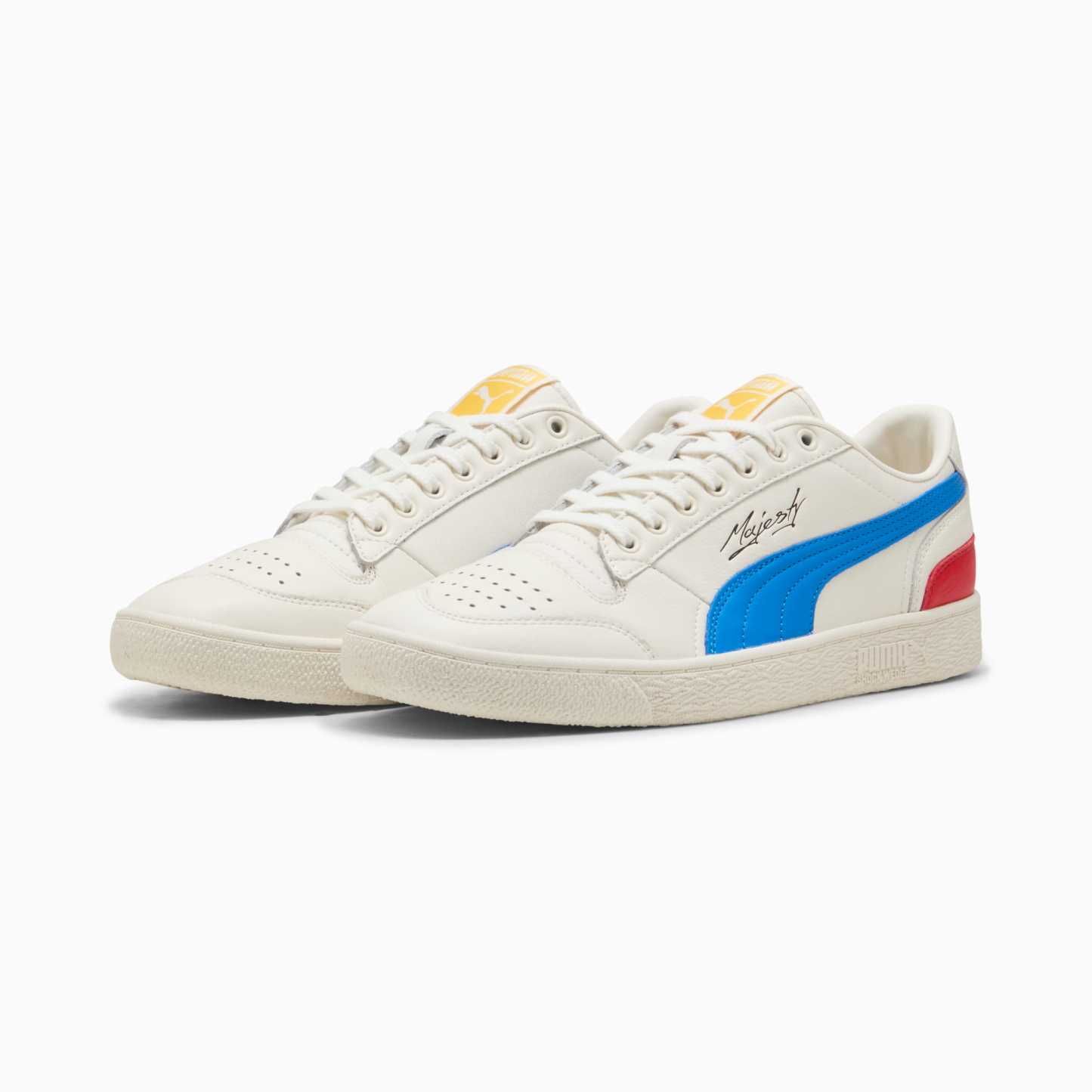 Majesty Sneakers Unisex – Warm White-Racing Blue
