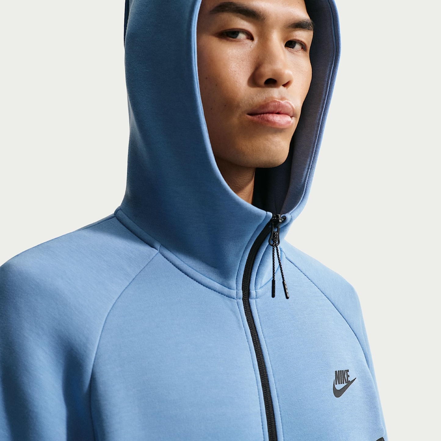 Nike Tech Men's Fleece Windrunner Full-Zip Jacket – Work Blue/Cool Grey/Black