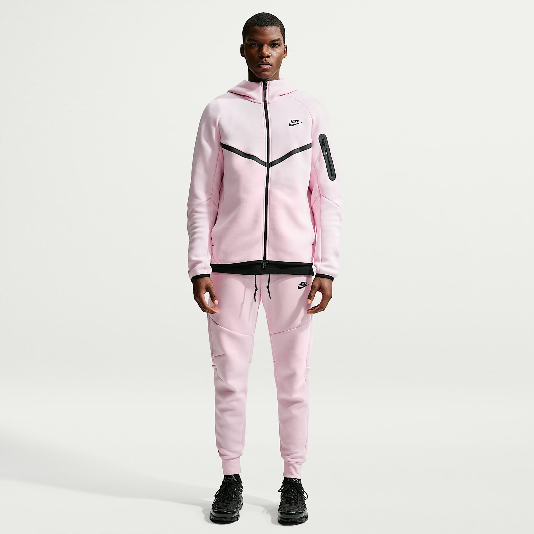 Nike Tech Men's Fleece Windrunner Full-Zip Jacket – Pink Foam/Hyper Pink
