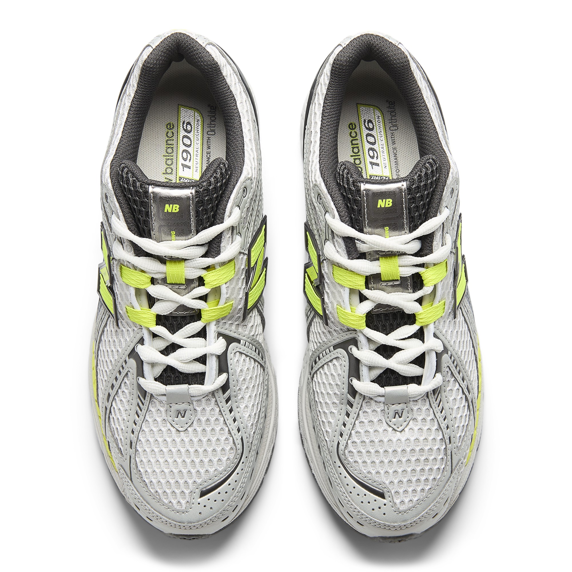 U1906R – LIGHT SILVER METALLIC with ALKALINE GREEN