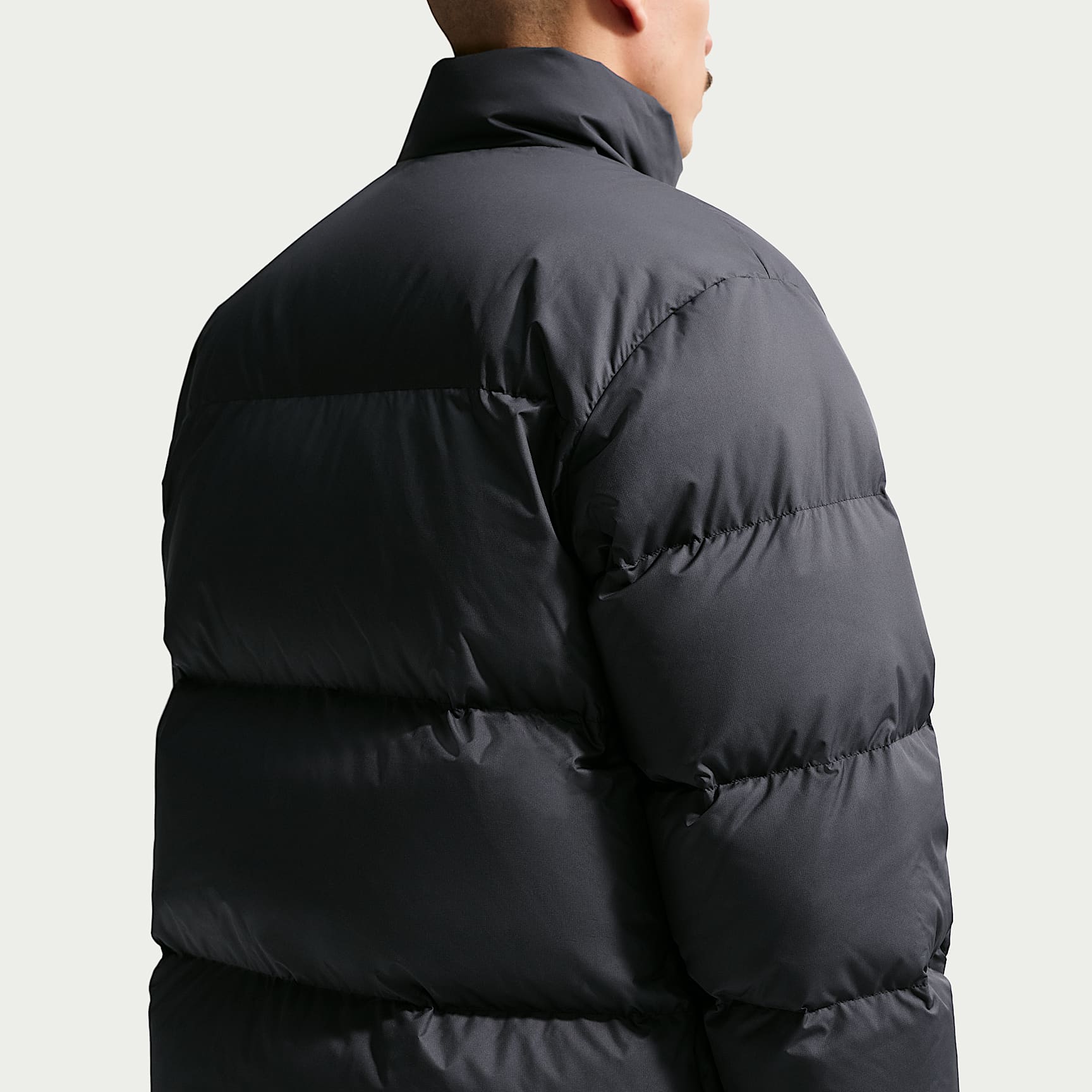 Nike Sportswear Club Men's Therma-FIT Down Puffer Jacket – Black/White