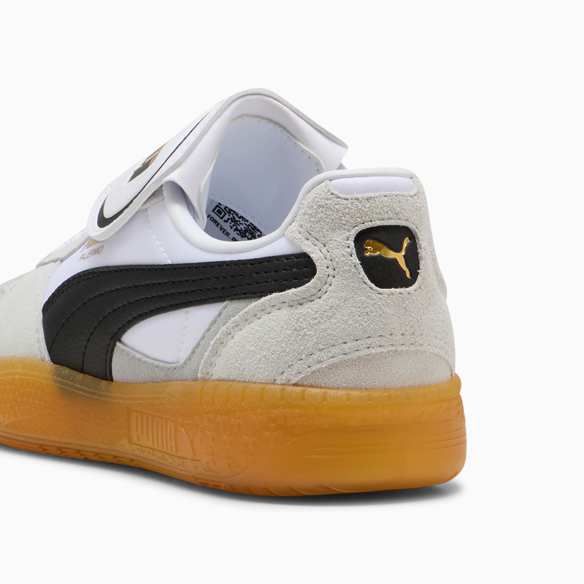 Palermo Moda Tongue Sneakers Women – Feather Gray-PUMA Black