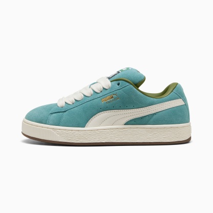 Suede XL Sneakers Unisex – Baltic Sea Blue-Warm White