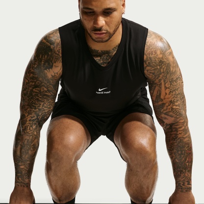 Nike Pro Men's Dri-FIT Training Tank – Black/White