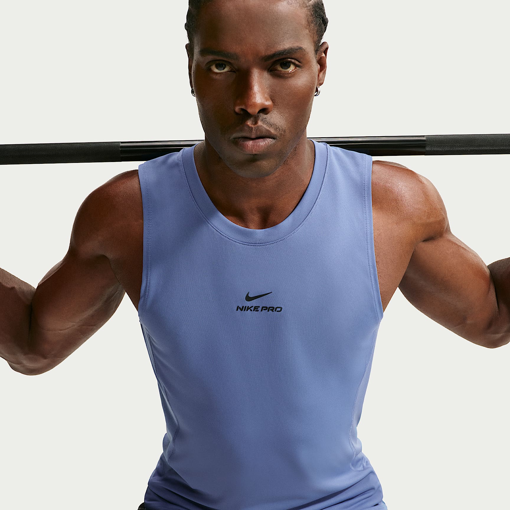 Nike Pro Men's Dri-FIT Training Tank – Indigo Storm/Black