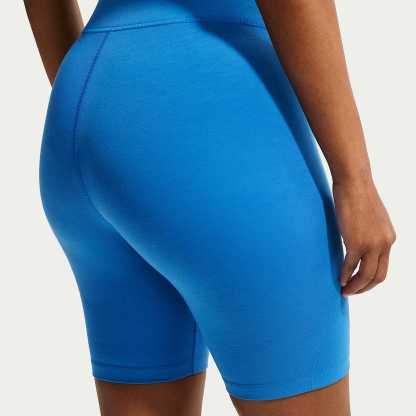 Nike Sportswear Classic Women's High-Waisted 20.5cm (approx.) Biker Shorts – Light Photo Blue/Sail