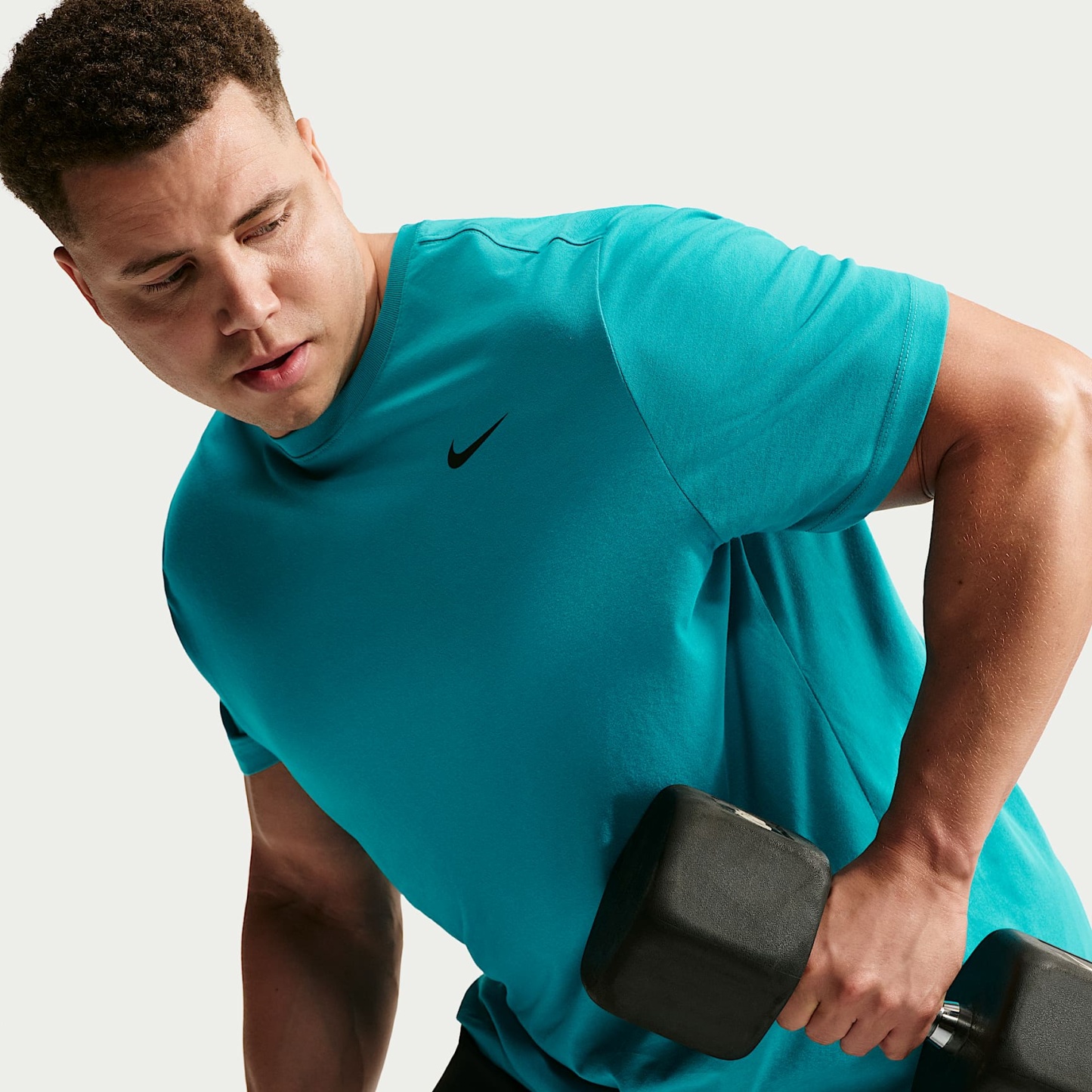 Nike Dri-FIT Men's Fitness T-Shirt – Energy/Black