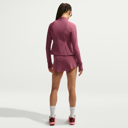 Nike Swift Women's Dri-FIT Mid-Rise 2-in-1 Running Shorts – Pink Smoke/Mystic Dates