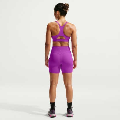 Nike Universa Women's High-Waisted 12.5cm (approx.) Biker Shorts with No Front Seam – Vivid Purple/Vivid Purple/Bold Berry