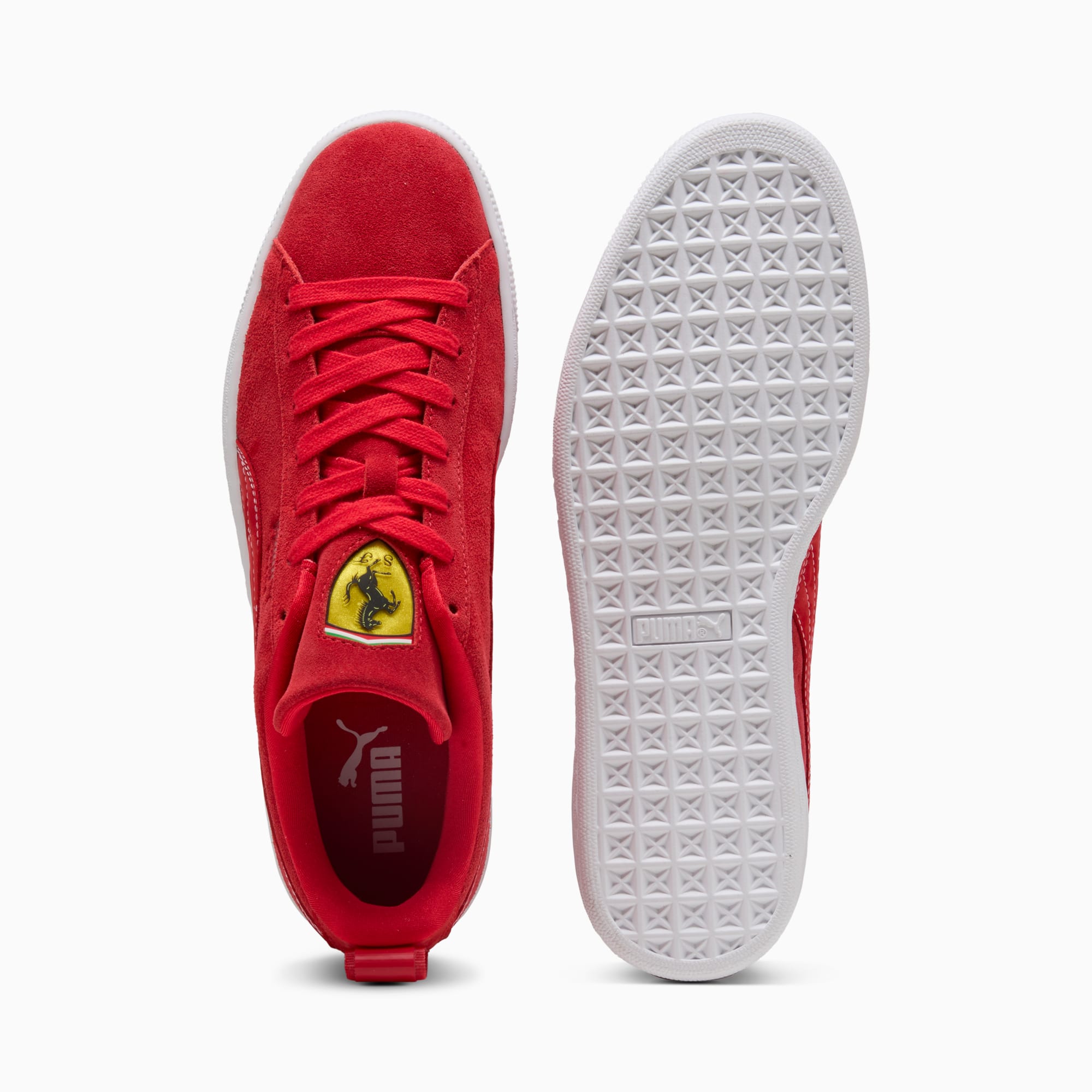 Ferrari Suede OG Sneakers Unisex – Rosso Corsa-PUMA White