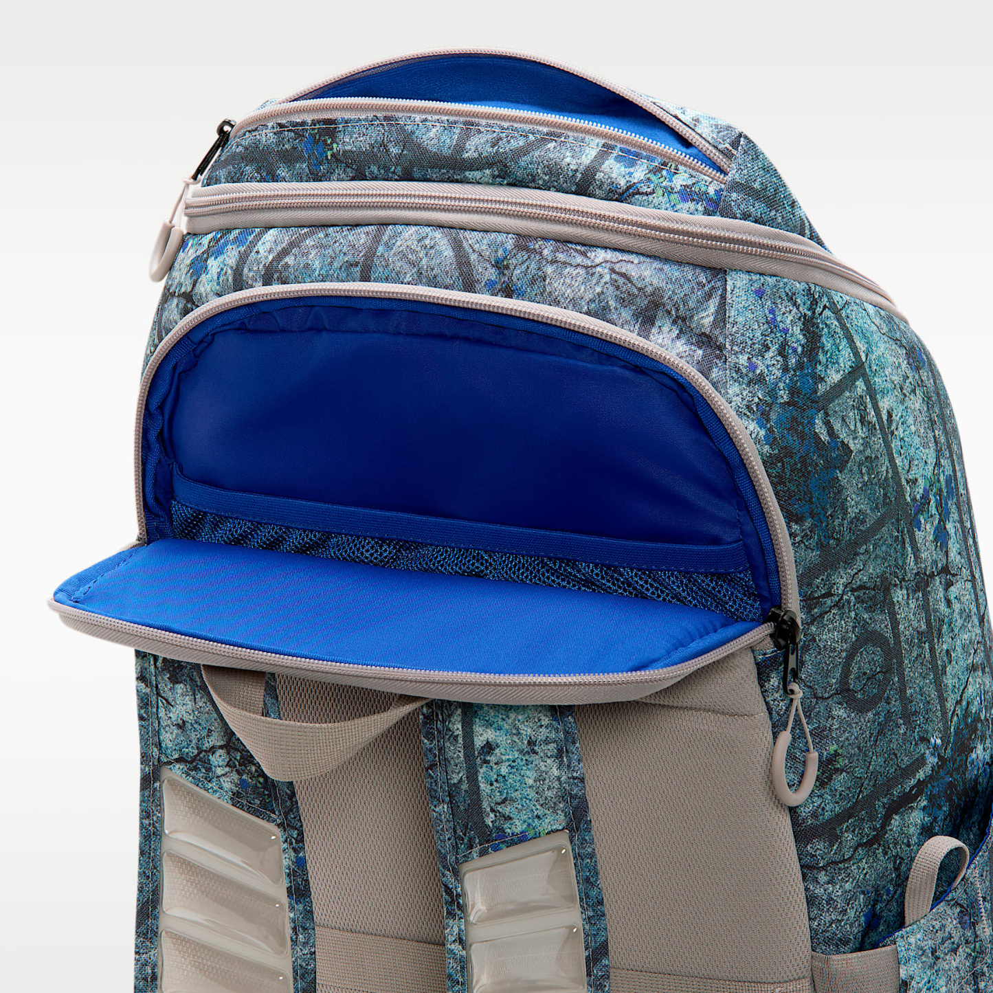 Nike Varsity Elite Printed Backpack (32L) – White/College Grey/White