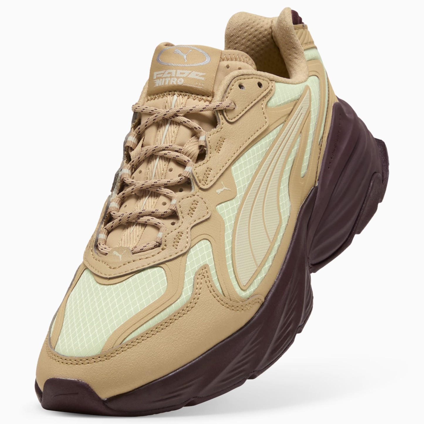 PUMA Fade Ripstop Sneakers Unisex – Sand Dune-Apple Spritz-Chocolate Brown