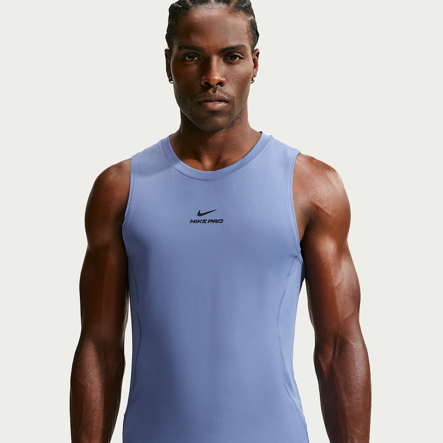 Nike Pro Men's Dri-FIT Training Tank – Indigo Storm/Black