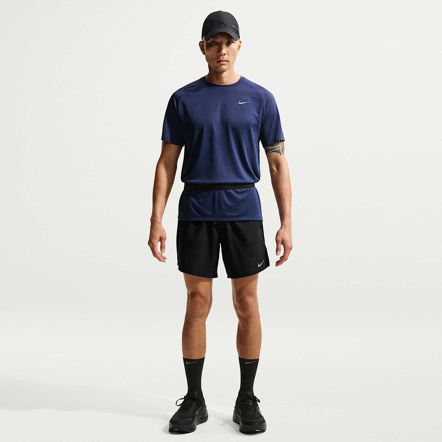 Nike Stride Men's Dri-FIT 18cm (approx.) Briefs-Lined Running Shorts – Black